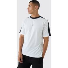 Boohoo Överdelar boohoo Mens Colour Block T-shirt - White