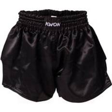 Uniformes de Artes Marciales Pantalón corto de boxeo thaï Kwon Clubline Noir