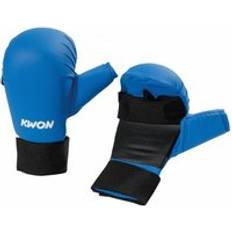 Martial Arts Kwon Karate gloves with thumb loops Bleu