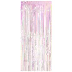 Trixes foil curtain iridescent 2m party backdrop fringe party decorations