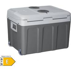 Juskys Kühlbox Nordpol 12V/230V für Auto, Lkw, Camping thermoelektrisch Mini-Kühlschrank 40 L Grau