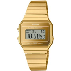 Watches Casio Digital Gold Tone Watch, 35.5mm A700WEVG-9AVT Gold No Size