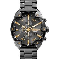 Diesel Klokker Diesel Spiked DZ4669 Herre 49 mm Analog Kvarts urverk Mineralglas