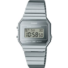 Casio Digital Silver Tone Watch, 35.5mm A700WEV-7AVT Silver