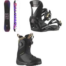 Black Snowboards Salomon No Drama 2025 Multi Color Snowboard
