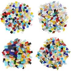 Mosaic tiles Belle Vous mosaic mixed coloured tiles 4 shapes 525 pieces/500g