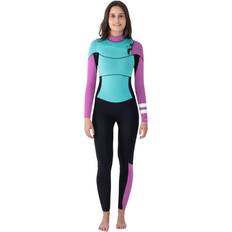 Hurley Womens 2024 Advant 4/3mm Chest Zip Wetsuit Pistach