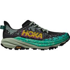 Hoka 37 ½ - Femme Chaussures Hoka Speedgoat 6 Chaussure - Turquoise/Black/Aloe Vera