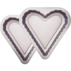 Bakeware Samuel Groves Heart Shaped Moulds 2X Sandwich Cake Pan
