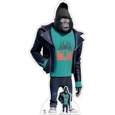 Stickers et Décorations Murales Johnny Mountain Gorilla Sing 2 Lifesize Cardboard Cutout 157cm