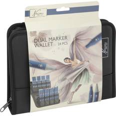 Nassau Marker wallet with 24 round dual markers