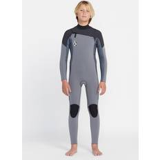 Volcom Men's Modulator 4/3Mm Chest Zip Long Sleeve Wetsuit Charcoal KIDS