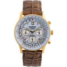 Watches Krug Baumen air traveller diamond rrp £339. and boxed