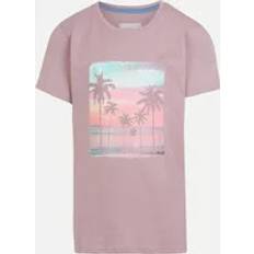 Pink T-shirts Regatta Childrens/Kids Bosley VII Happy Days Of Summer Beach T-Shirt Pink years/15 years