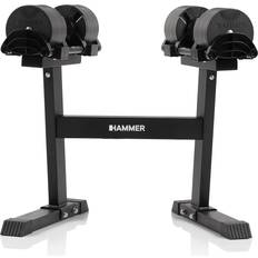 Hammer Vægte Hammer Håndvægtsæt SmartLock Med Stativ 2 x 20 kg