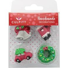 Cake Decorations Culpitt 12 christmas toppers cup topper Cake Decoration