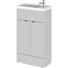 Bathroom Furniture Hudson Reed 500Mm Compact Unit Gloss Mist