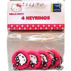 Hello Kitty Schlüsselanhänger, Schlüsselanhänger 4erPack bedruckt, Pink