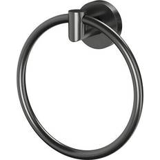 Grey Towel Rings Colore Orbit Gunmetal