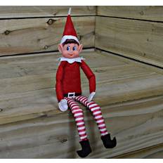 Pack of 2 Elf Plush With Vinyl Face Christmas Stocking Fillers
