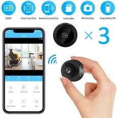 Surveillance Cameras Vkekieo Clearance, VKEKIEO 3PC Mini WiFi Sppy Camera Spyy Cam Mini Wireless