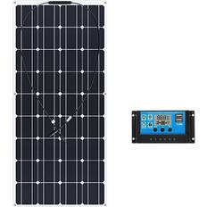 130W 18V Solar Car Boat Battery Charger USB 10A Controller Solar Panel Kit PET For Home Outdoor Camping 12V 24V