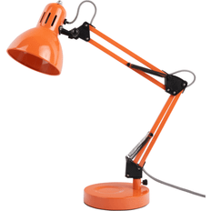 Leitmotiv klar orange metal Bordlampe