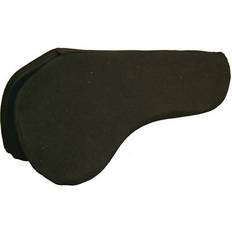 Equestrian Circle Y Memory Foam Shoulder Bridge Pad Black 1"