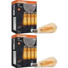 Osram LED Lamps Osram case of 8 bulbs SYLVANIA LED Vintage Filament ST19 Light Bulb 60 watt equivalent using only 7 watts Medium Base 590 Lumens Dimmable 2175K