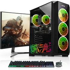 HAJAAN ZForce Desktop Gaming PC Computer Tower Intel Hexa-Core i7 32GB DDR4 2TB