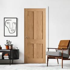Doors Liberty Doors Liberty Oak Victorian Shaker Interior Door (x198.1cm)