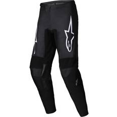 Röda Motorcykelbyxor Alpinestars Fluid Haul Crossbyxor Svart-Vit