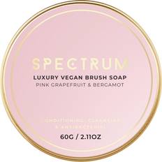 Nettoyants pour pinceaux Spectrum Savon pour pinceaux végétal Pink Grapefruit & Bergamot, Transparent One Size