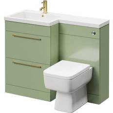 Napoli combination olive green 1100mm vanity