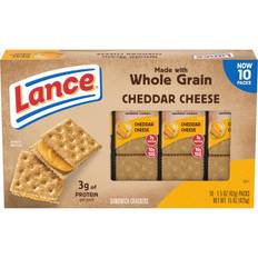 Snacks Lance toast whole grain cheddar cheese sandwich crackers