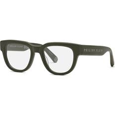 Glasögon & Läsglasögon Philipp Plein VPP146M 0C02 Women’s Size Free Lenses HSA/FSA Insurance Blue Light Block Available Matte Green 51