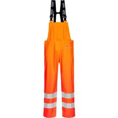 Arbejdstøj & Udstyr LYNGSØE Lyngsøe brandhæmmende Hi-vis regnoveralls m. RWS-Reflekser PU FR-LR59-RWS