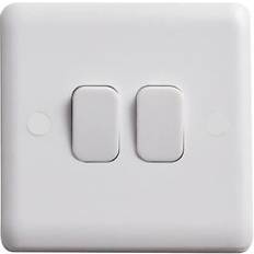 Deta vimark light switch 2-gang 2-way
