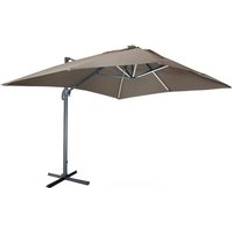 Sweeek 3x4m Rectangular Cantilever Parasol With Integrated Led Lights