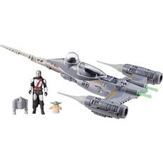 Star Wars Actionfigurer Star Wars The Mandalorian's N-1 and Figure Set