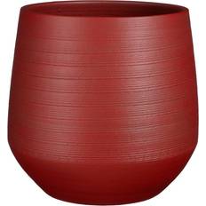 Mica Decorations Evora Ceramic Pot Planter Red 34cm