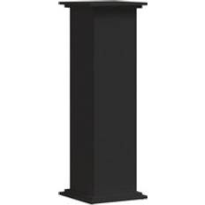 vidaXL Supporto Per Piante Nero 33x33x100 cm In Truciolare