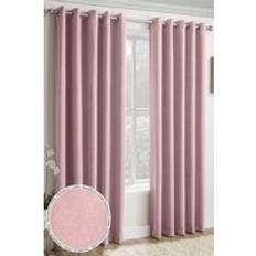 Curtains & Accessories Enhanced Living 'Vogue' Pink Eyelet