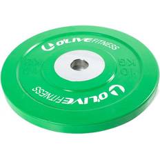 Green Weight Plates Olive Rubber Weight Plate 10 Kg Unit 10 kg