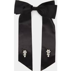 Hair Clips Simone Rocha Barrettes Flower Bow - Noir