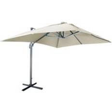 Sweeek Premium quality rectangular 3x4m cantilever parasol with solar-powered