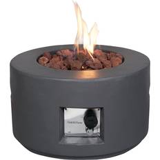 PVC/Plastic Fire Pits & Fire Baskets Field & Flame Canna Gas Fire Pit Charcoal