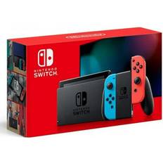 Distributors, Switch with Neon Blue and Neon Red Joy Con Bundle JP