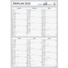 EU Blomman Kalendrar & Anteckningsblock Burde Wall calendar Annual Plan 2025