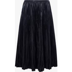 Proenza Schouler Rosalyn Pleated Faux-Leather Skirt BLACK